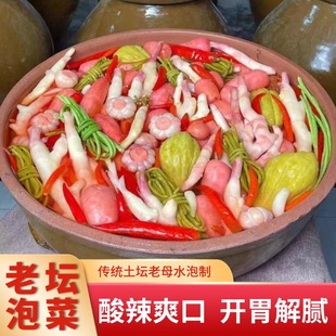 四川农家自制老坛泡菜混合菜什锦泡酸菜爽口即食辣椒藠头泡酸萝卜