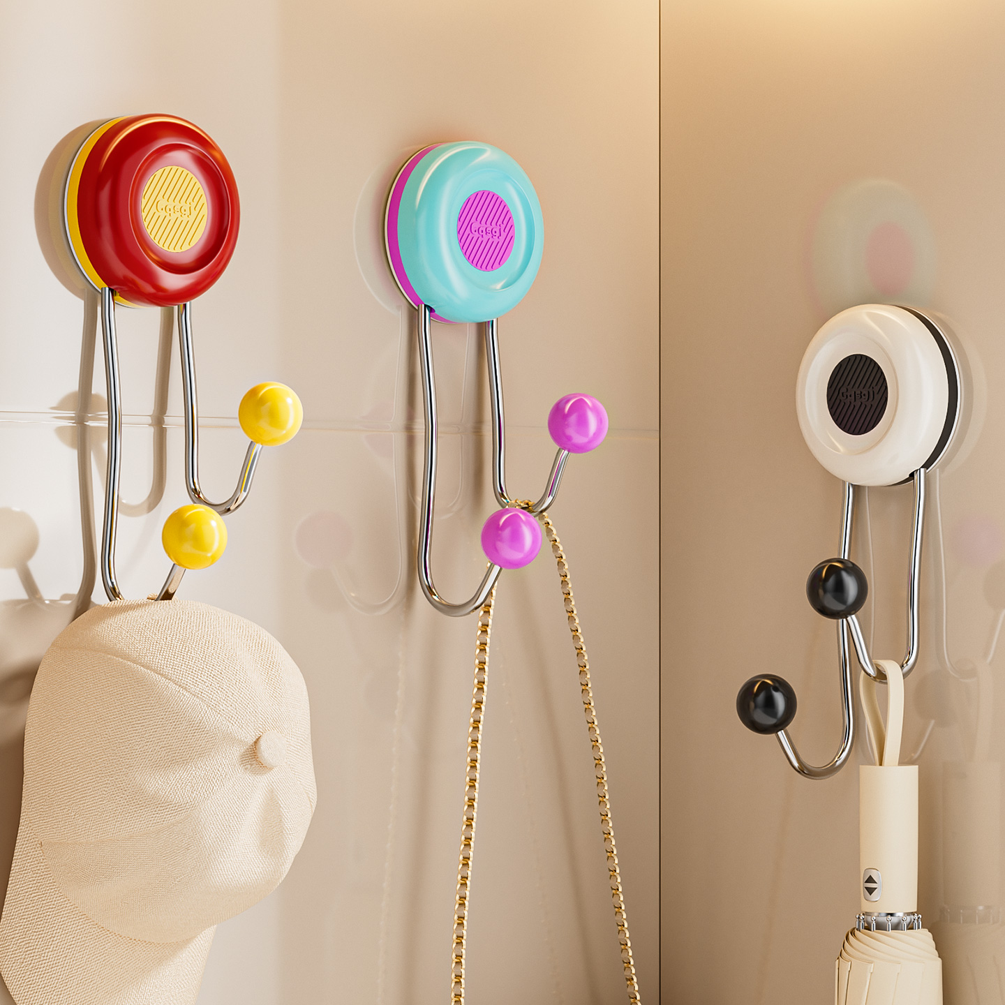 多巴胺强力免打孔承重粘钩