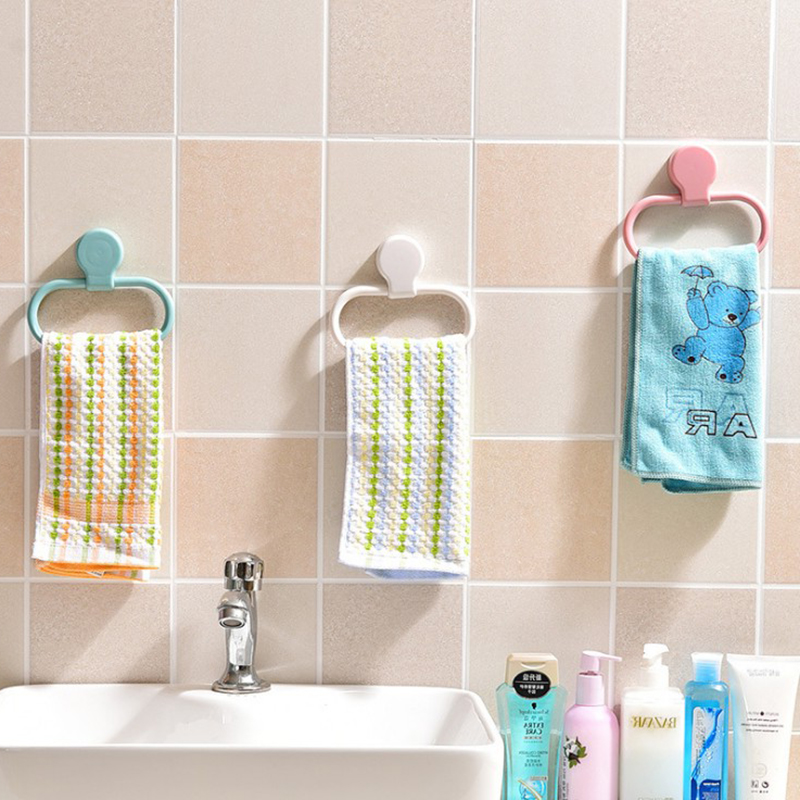 浴室卫生间免打孔毛巾架架子挂架