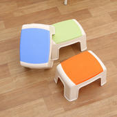 塑料凳子矮凳加厚成人儿童小凳子创意方凳宝宝餐桌凳时尚 客厅家用