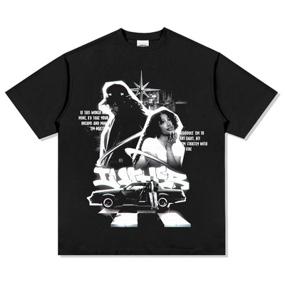 SZAKendrickLamar美式嘻哈短袖