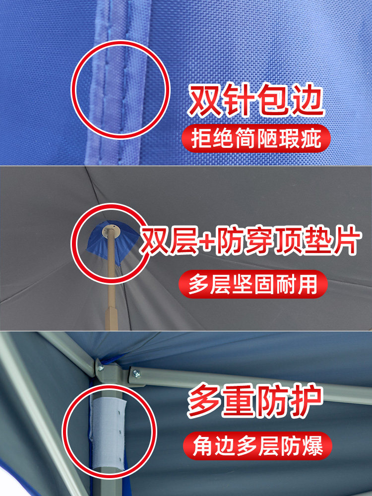 加厚布料黑色帐篷布顶防晒防雨遮阳伞布广告摆摊展会雨棚布商用i.