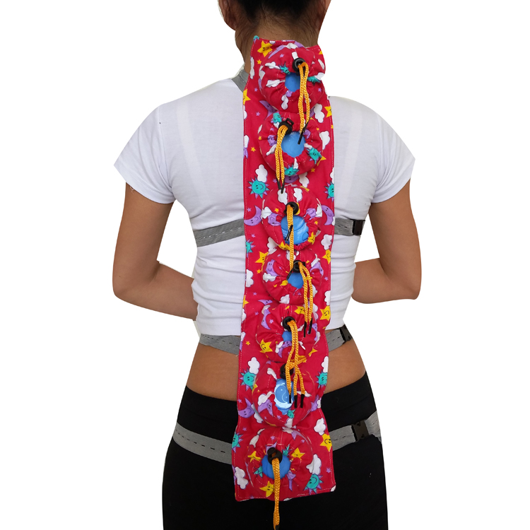 包邮可调温七连罐随身灸纯棉随身灸适合背部 脊椎 颈椎腰艾灸盒