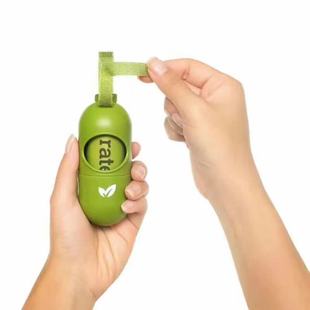 加拿大earth rated保卫地球宠物犬拾便袋胶囊取袋器 /登山扣胶囊