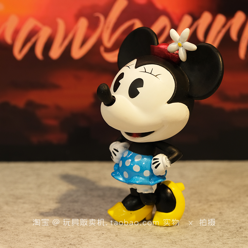 合金米奇米妮玩偶公仔手办静态摆件卡通潮玩迪士尼周边 怀旧玩具