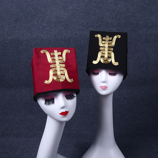 宋代戏曲古装衙役服装捕快帽捕头公差解差官差帽表演演出道具帽子