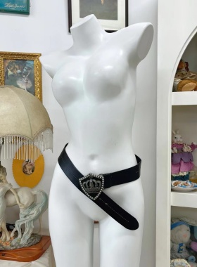 复古辣妹风vintage中古腰带皮带