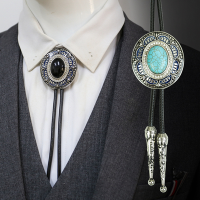 欧美水钻项链可调节挂饰领带