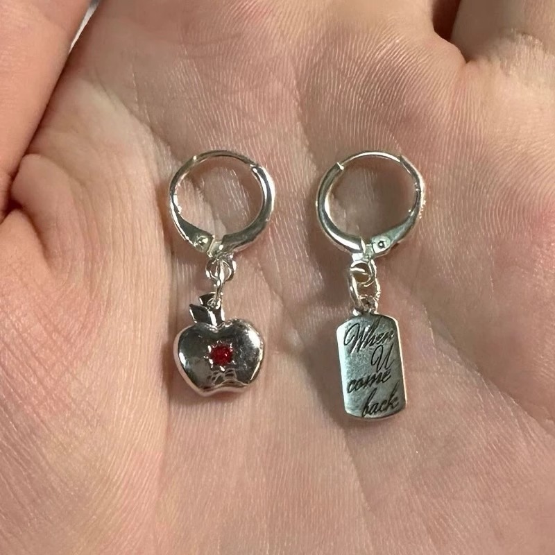 夏以昼同款金属方牌耳扣