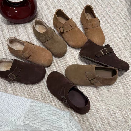 厚底5cm勃肯鞋内增高小个子圆头