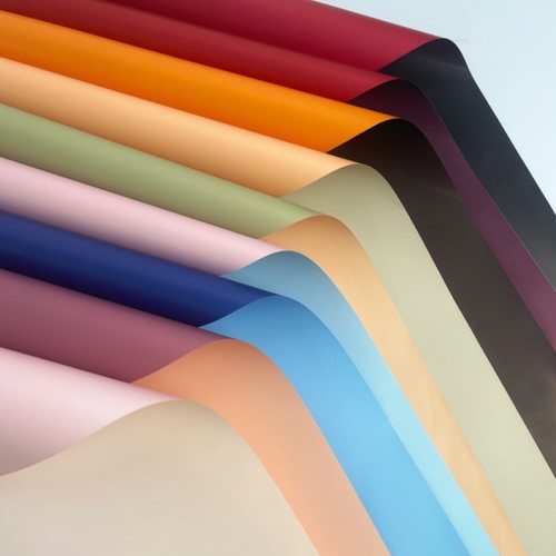 双色欧雅纸鲜花包装纸防水花艺花束双面包花纸材料欧亚纸花店资材