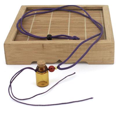 香水精油瓶项链简约玻璃