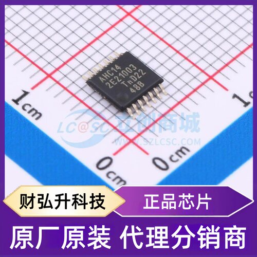 原装正品 74AHC14PW-Q100,118 封装TSSOP-14 反相器