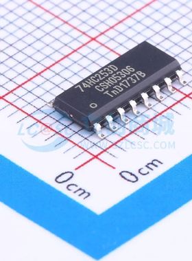 原装正品 74HC253D,653 封装SOIC-16 信号开关/编解码器/多路复用