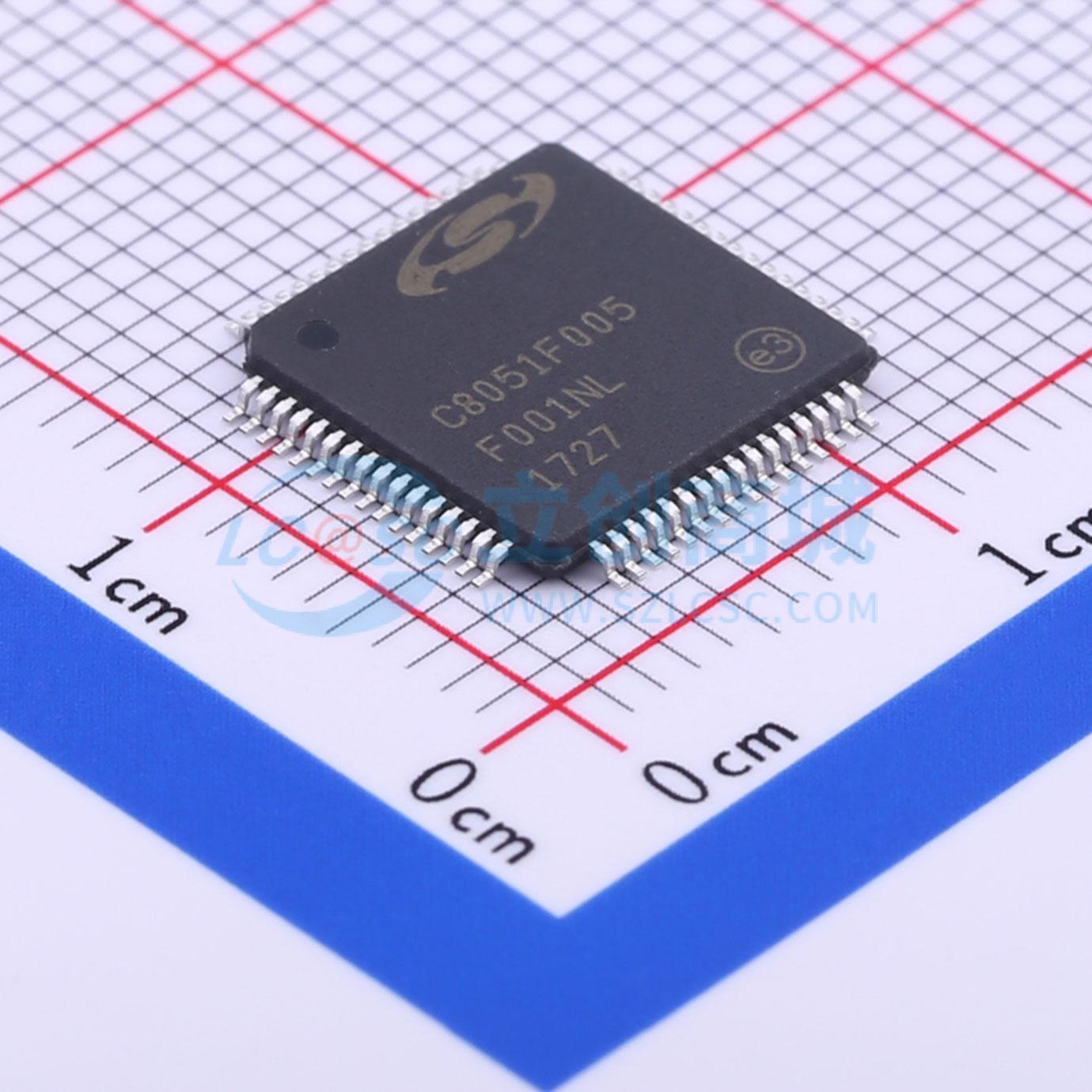 单片机(MCU/MPU/SOC) C8051F005-GQR C8051F005-GQR TQFP-64(10x1