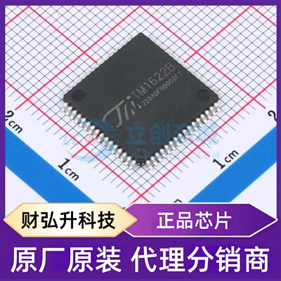 原装正品 TM1622B-LQFP64(14*14) 封装LQFP-64(14x14) LCD驱动