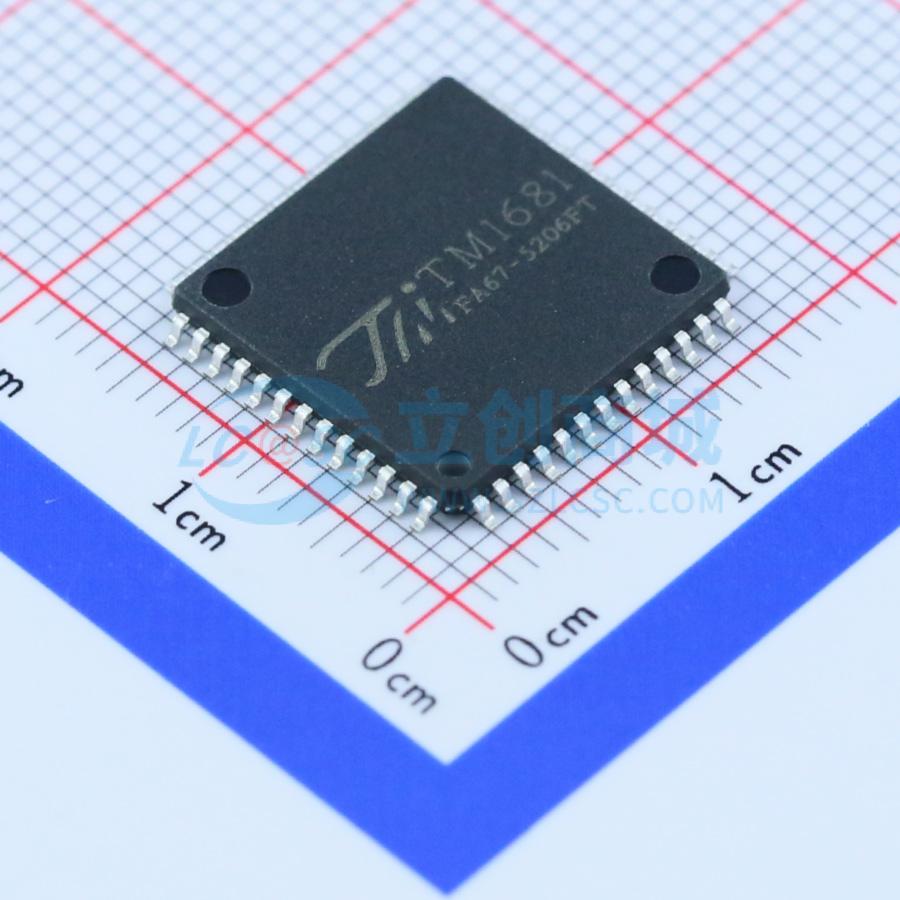TM1681 LQFP-52(14x14) 数码管驱动