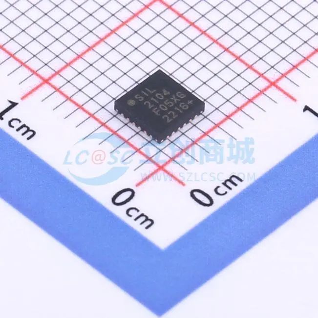 原装正品 CP2104-F03-GM 封装QFN-24-EP(4x4) USB转换芯片