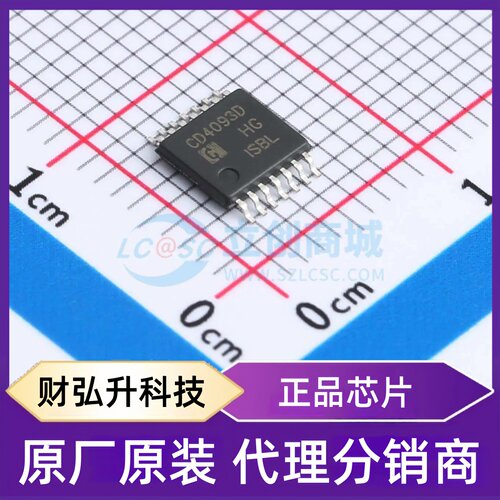 原装正品 CD4093DMT/TR 封装TSSOP-14 逻辑门