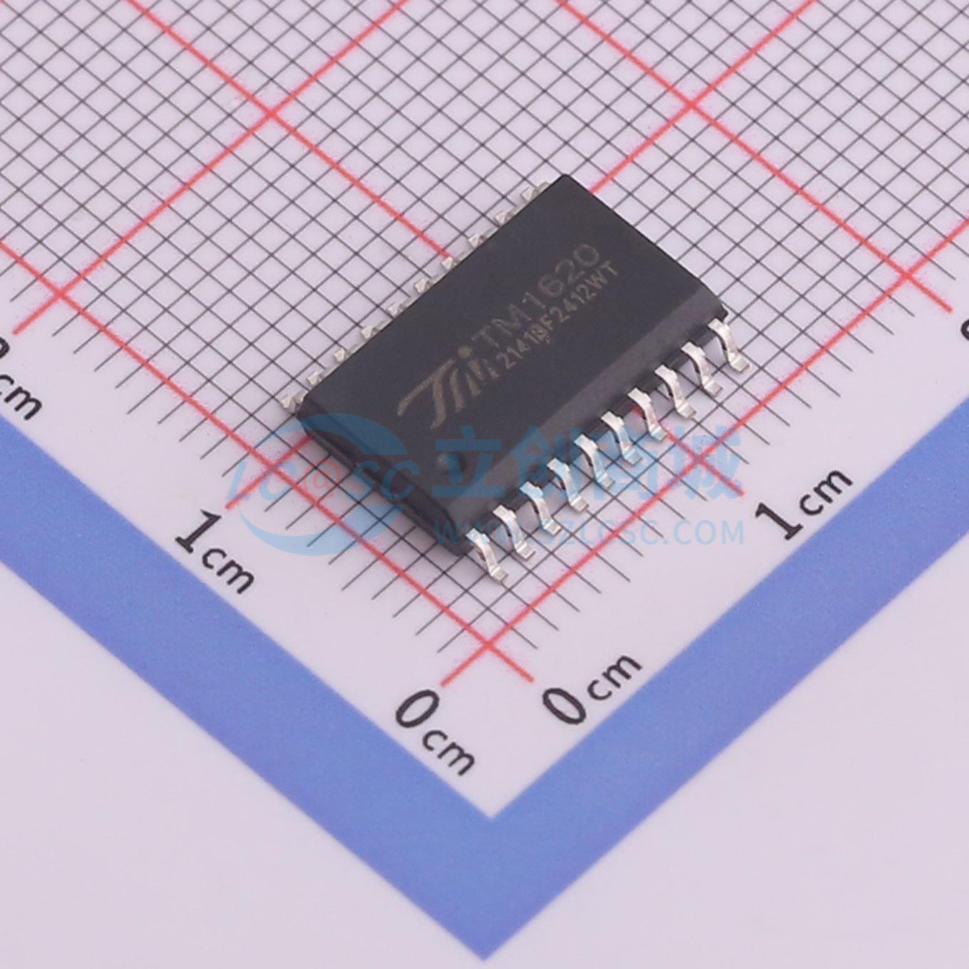 TM1620 SOIC-20-300mil 数码管驱动