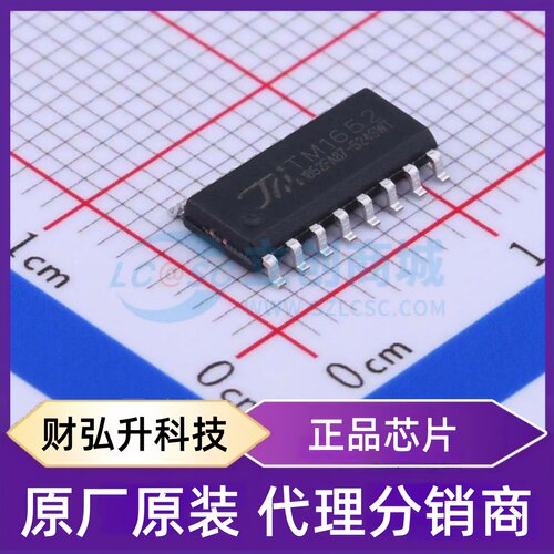 原装正品 TM1652 封装SOIC-16 数码管驱动