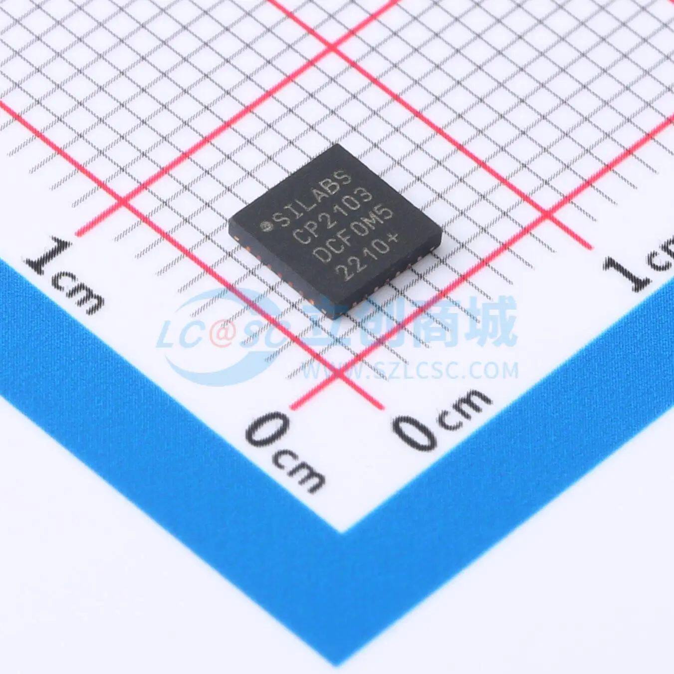 原装正品 CP2103-GM 封装QFN-28(5x5) USB转换芯片