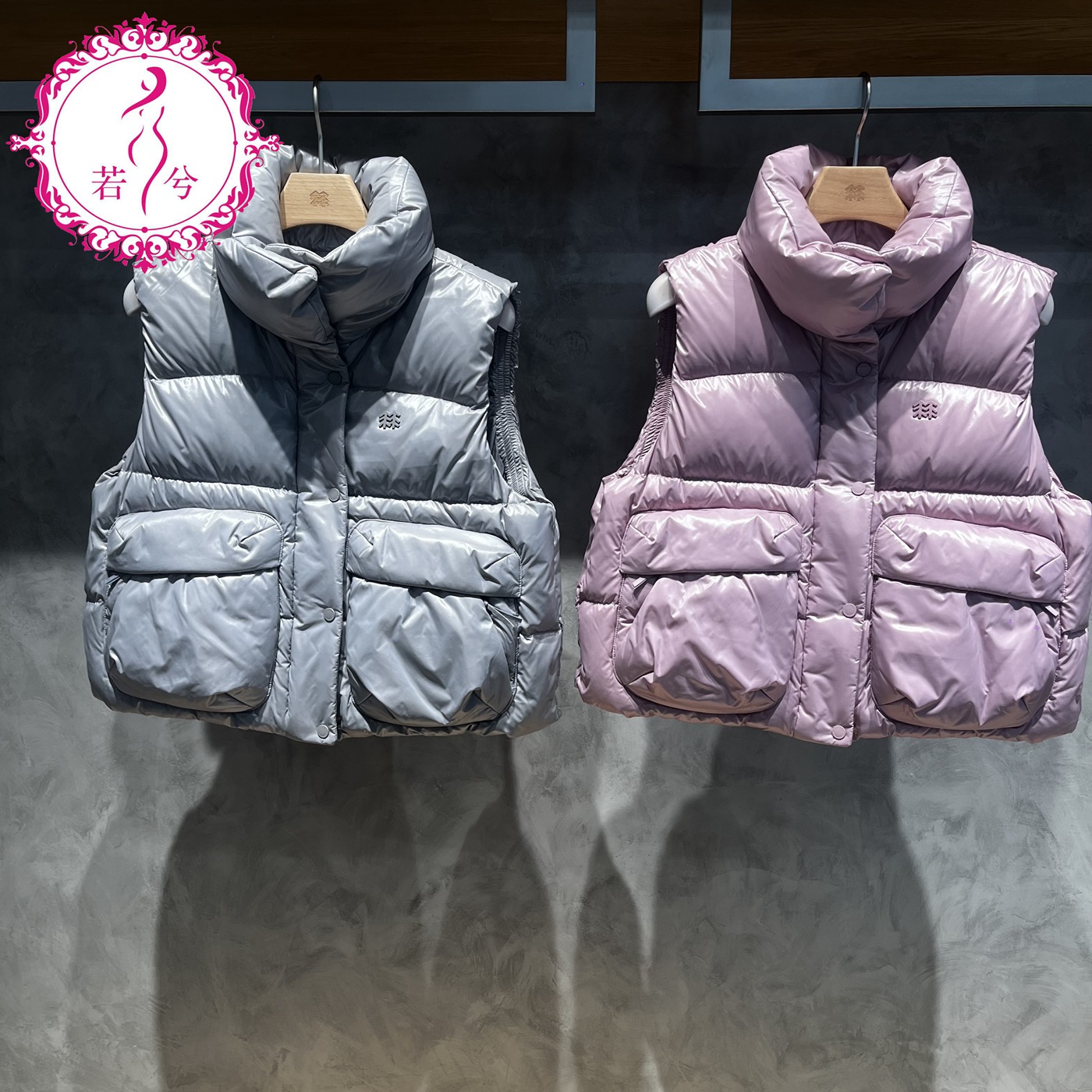 KOLON SPORT可隆2025冬季女士防风防泼水鹅绒运动马甲LKDV5WTK22