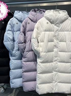DESCENTE迪桑特25冬季男女长款鹅绒羽绒服D5431SDJ51/D5432SDJ52