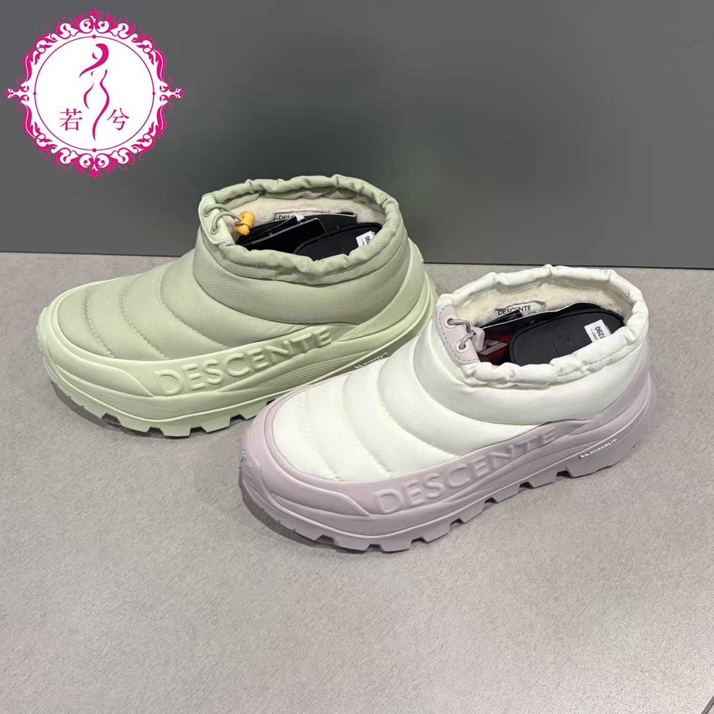 DESCENTE迪桑特2025冬季女士运动休闲P棉保暖营地鞋D5432SSN39