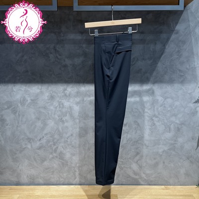 KOLON SPORT可隆2025秋冬男士防泼水商务通勤拉绒长裤LHLP5WT859