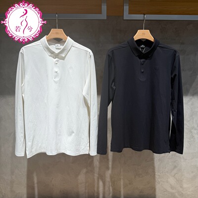 KOLON SPORT可隆2025秋季男士速干防晒抗菌长袖POLO衫LHPT5AT825