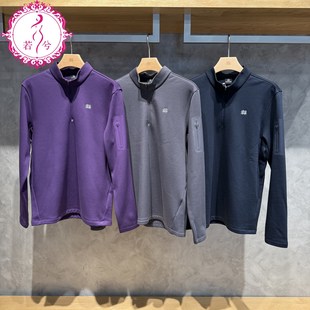 T恤LHZT5WN125 抓绒衣保暖半拉链长袖 KOLON SPORT可隆2025秋冬男士