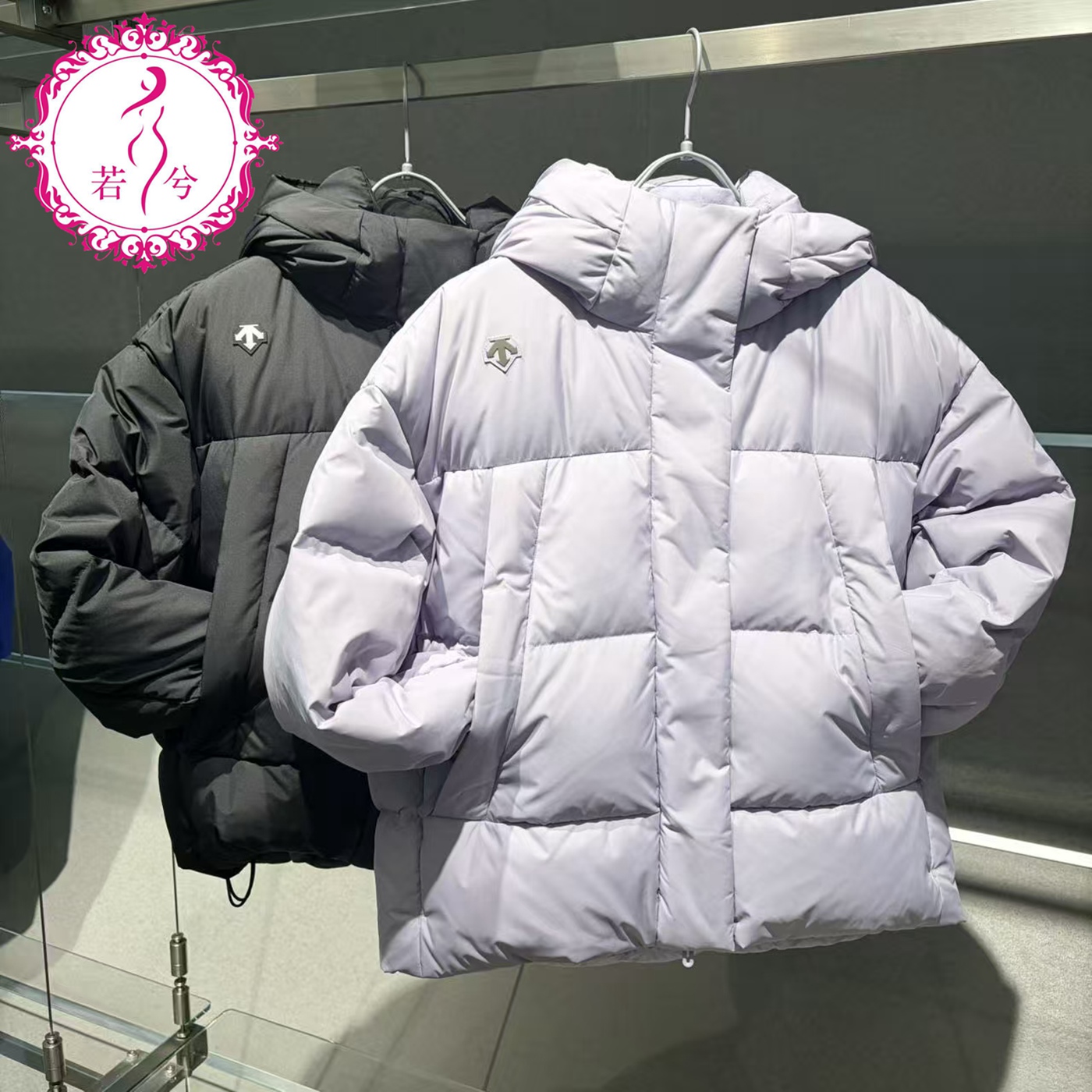 DESCENTE迪桑特2025冬季女士休闲运动连帽羽绒服D5432SDJ53