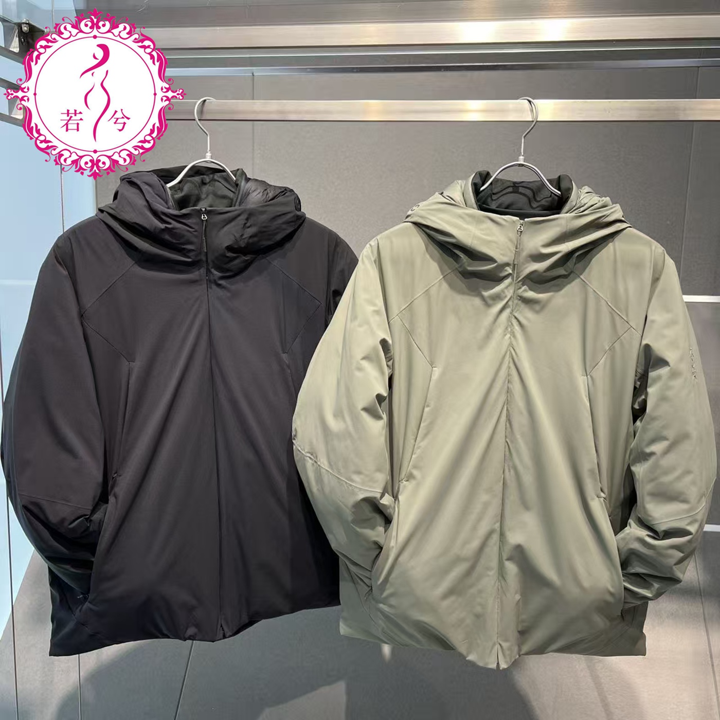 DESCENTE迪桑特2025冬季男士防泼水保暖连帽鹅绒羽绒服D5431DDJ81