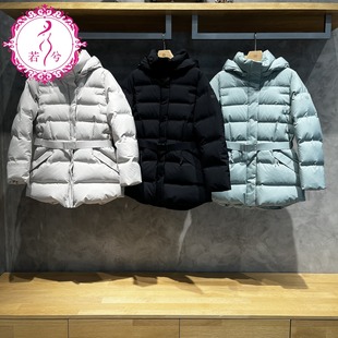 KOLON 女士束腰保暖鹅绒羽绒服LKDJ5WTK02 SPORT可隆2025冬季