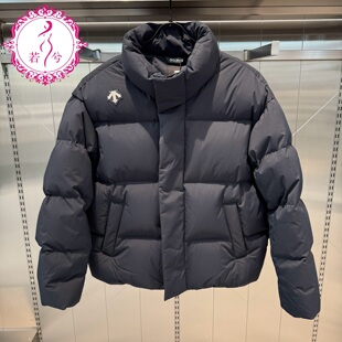 DESCENTE迪桑特2025冬男女款保暖短款面包羽绒服D5491SDJ69/SDJ96