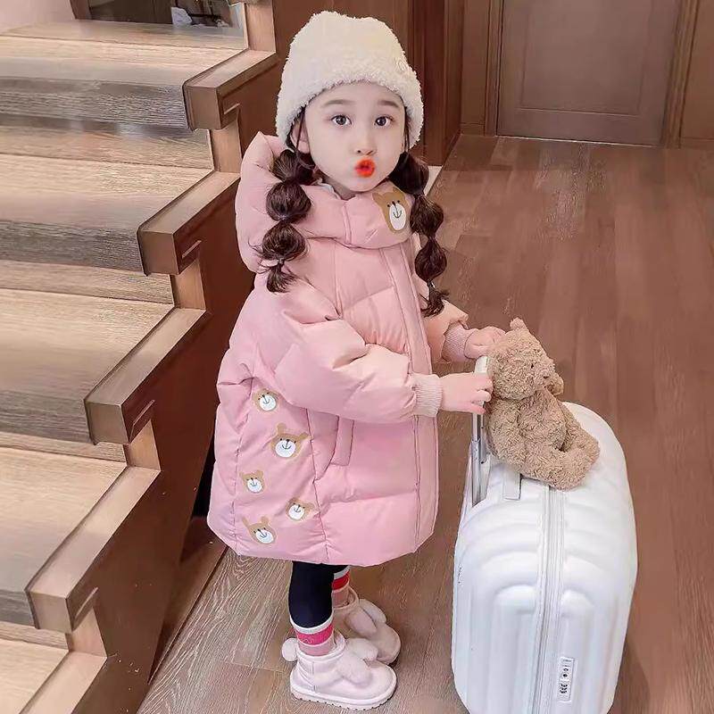 女童棉服2025新款加厚保暖
