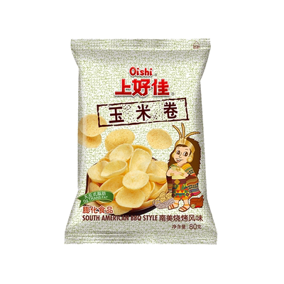 上好佳玉米卷80g4.9/袋起