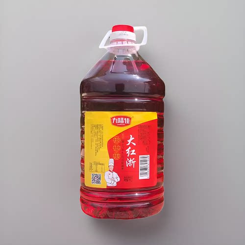 九味佳大红浙红醋5L/瓶/箱泡萝卜泡菜专用红醋大闸蟹虾烤鸭上色