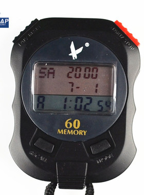 包邮天福秒表60道PC960 跑步计时器 田径秒表运动秒表电子表