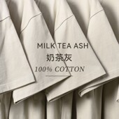 新疆棉300g重磅纯棉短袖 不透男女体恤衫 t恤情侣纯色宽松半袖 夏季