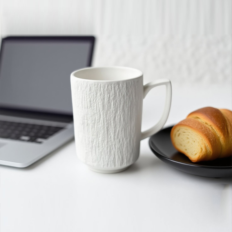 隆达骨瓷办公室杯子高级感轻奢