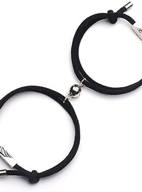 山盟海誓相吸手链男女一对纪念