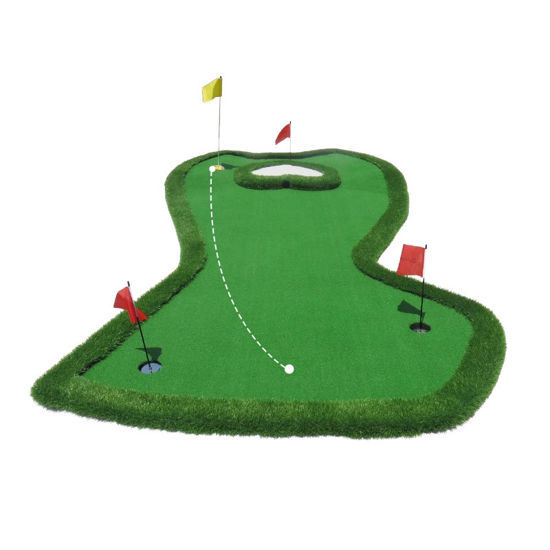 全地形高尔夫果岭B.C.GOLF室内练习毯自带坡度推杆果岭