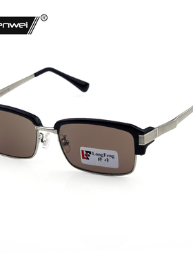 水晶石头太阳镜男开车驾驶大脸茶色墨镜防强光清凉护目石头眼镜