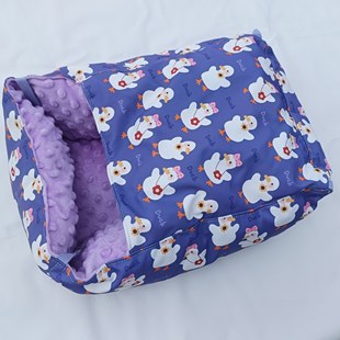 现货宠物保暖防水布豆豆绒方形窝松鼠土拨鼠貂龙猫狐獴丁满小宠窝