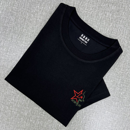 战友聚会纪念衫定制棉刺绣logo