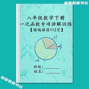 八年级下册数学一次函数专项常考训练习二次根式知识点讲解附解析
