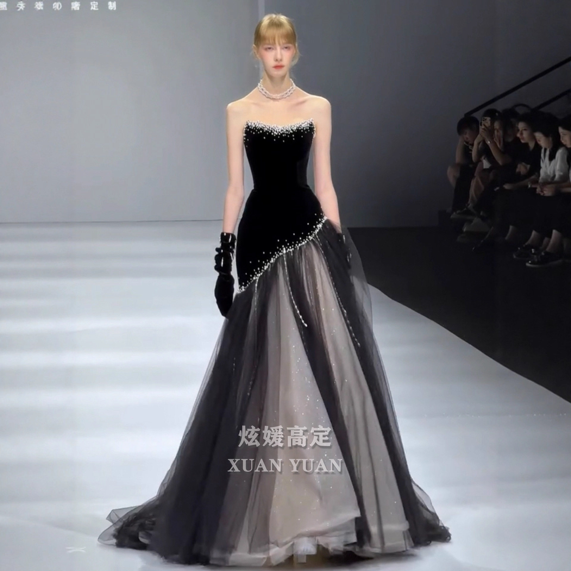 高定晚礼服2026新款宴会气质主持人成人礼绝美蓬蓬公主裙艺考批发