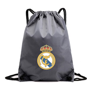 定制皇马巴萨涤纶束口袋可篮球包收纳包训练专用儿童足球袋钉鞋装